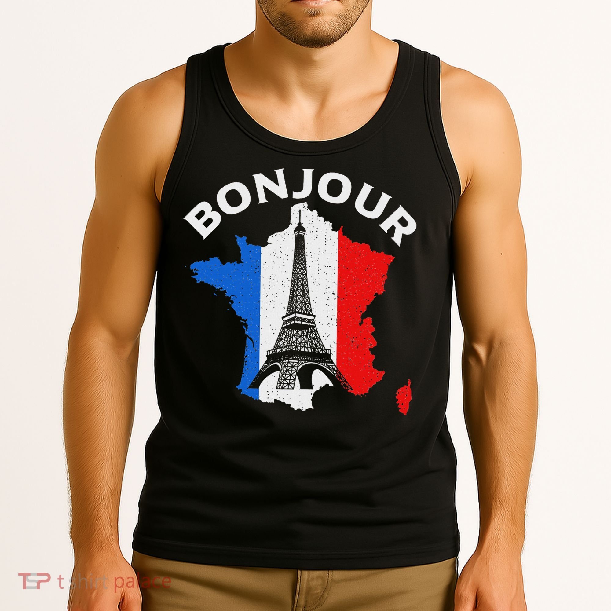 Bonjour Paris Tank Top