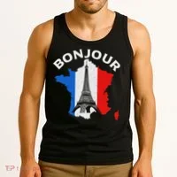 Bonjour Paris Tank Top thumb 3