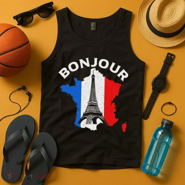 Bonjour Paris Tank Top
