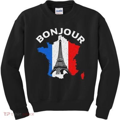 Bonjour Paris Kids Sweatshirt
