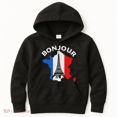 Bonjour Paris Kids Hoodie