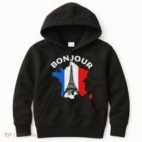 Bonjour Paris Kids Hoodie thumb 0