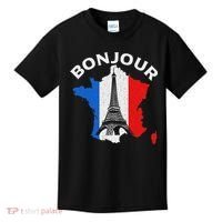 Bonjour Paris Kids T-Shirt thumb 0