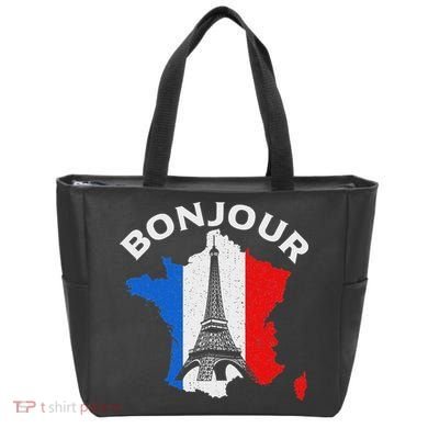 Bonjour Paris Tote Bag