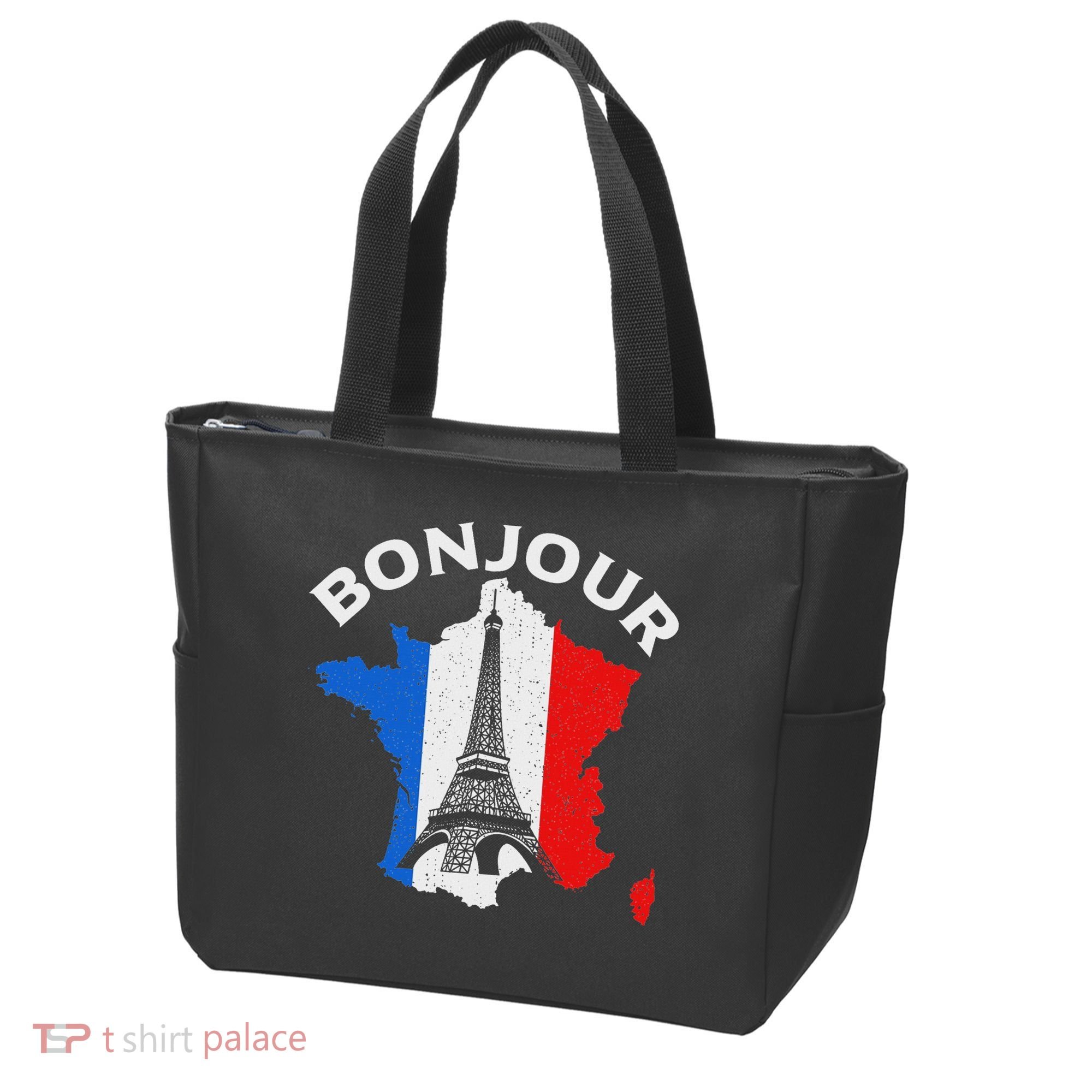 Bonjour Paris Tote Bag