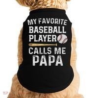 Baseball Papa Doggie Tank thumb 0