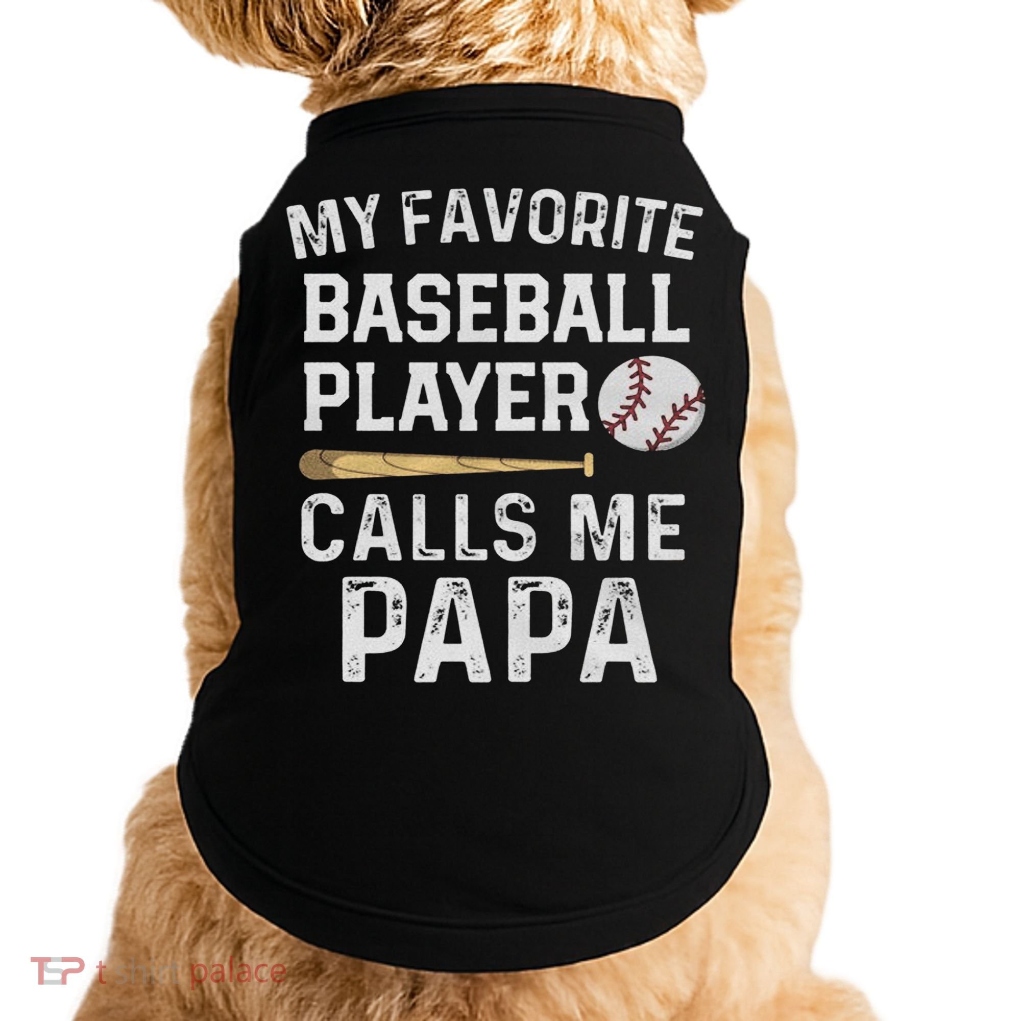 Baseball Papa Doggie Tank