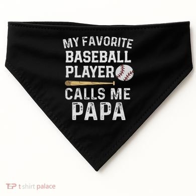 Baseball Papa USA-Made Doggie Bandana