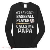 Baseball Papa Long Sleeve Shirt thumb 0