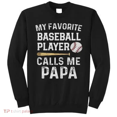 Baseball Papa Sweatshirt