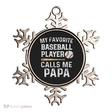 Baseball Papa Ornament