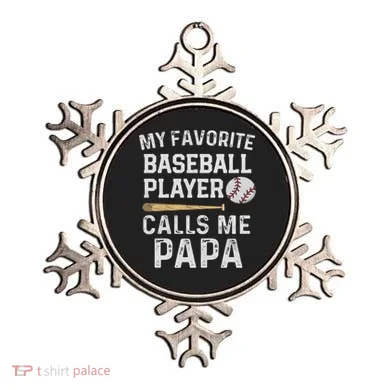Baseball Papa Ornament