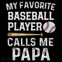 Baseball Papa Ornament thumb 1