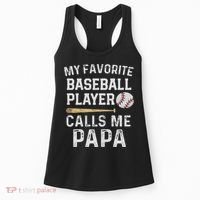 Baseball Papa Women's Tank Top thumb 0