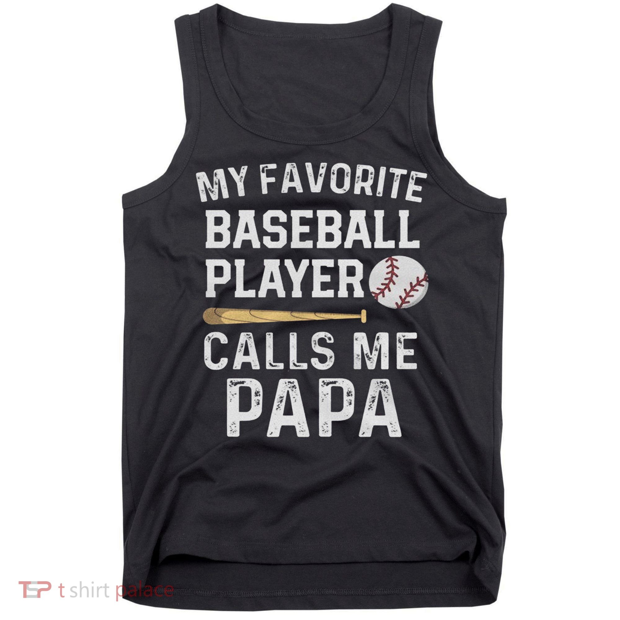 Baseball Papa Tank Top