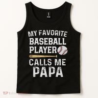 Baseball Papa Tank Top thumb 2
