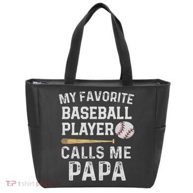 Baseball Papa Tote Bag