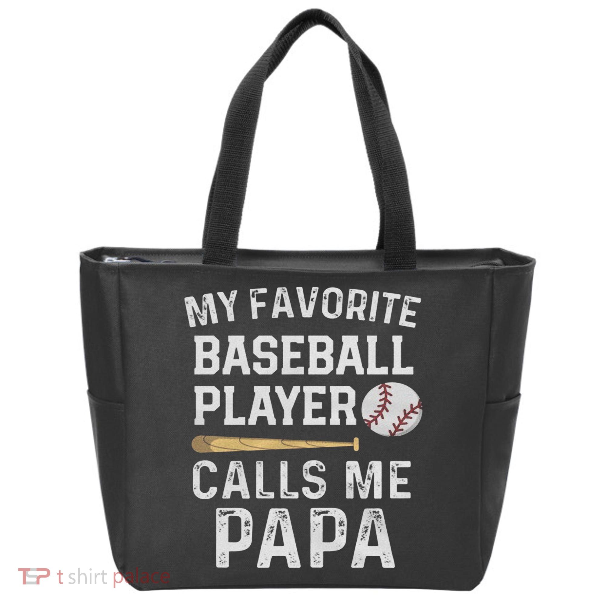 Baseball Papa Tote Bag