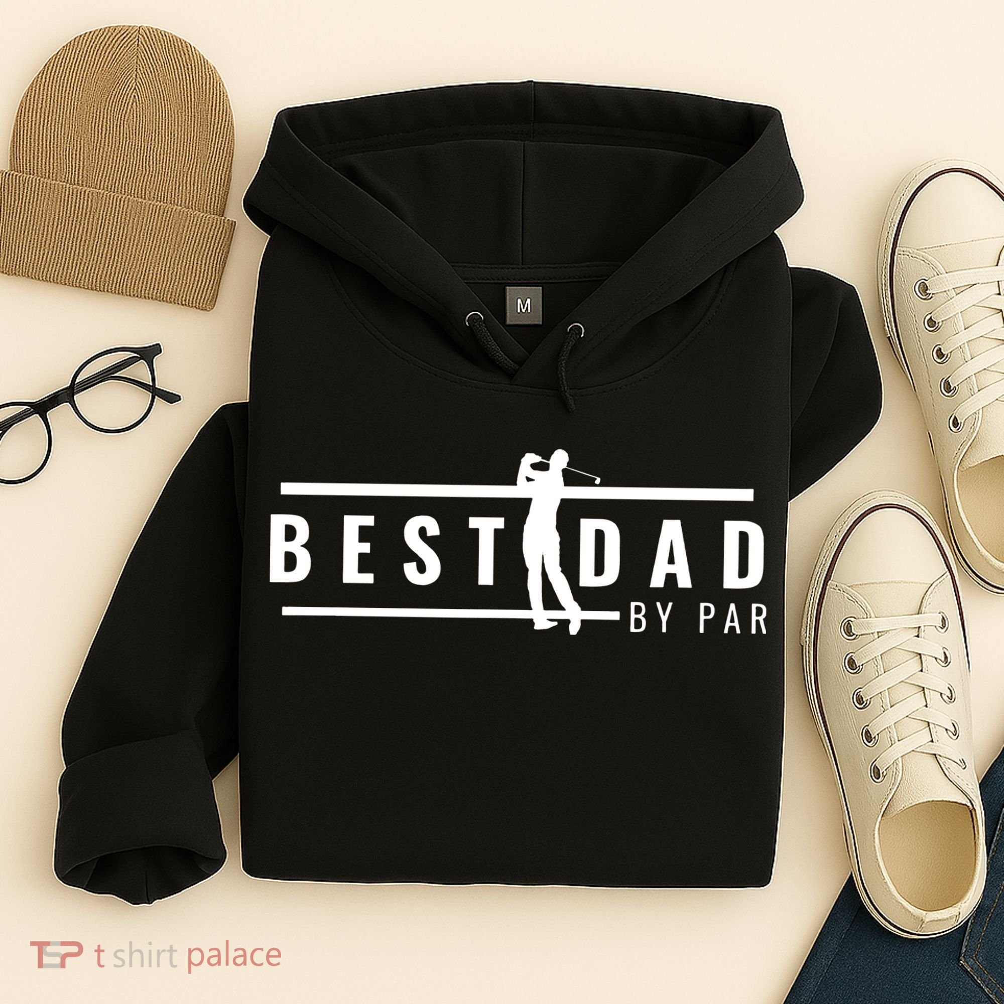 Best Papa By Par Father's Day Golf Gift Grandpa Hoodie