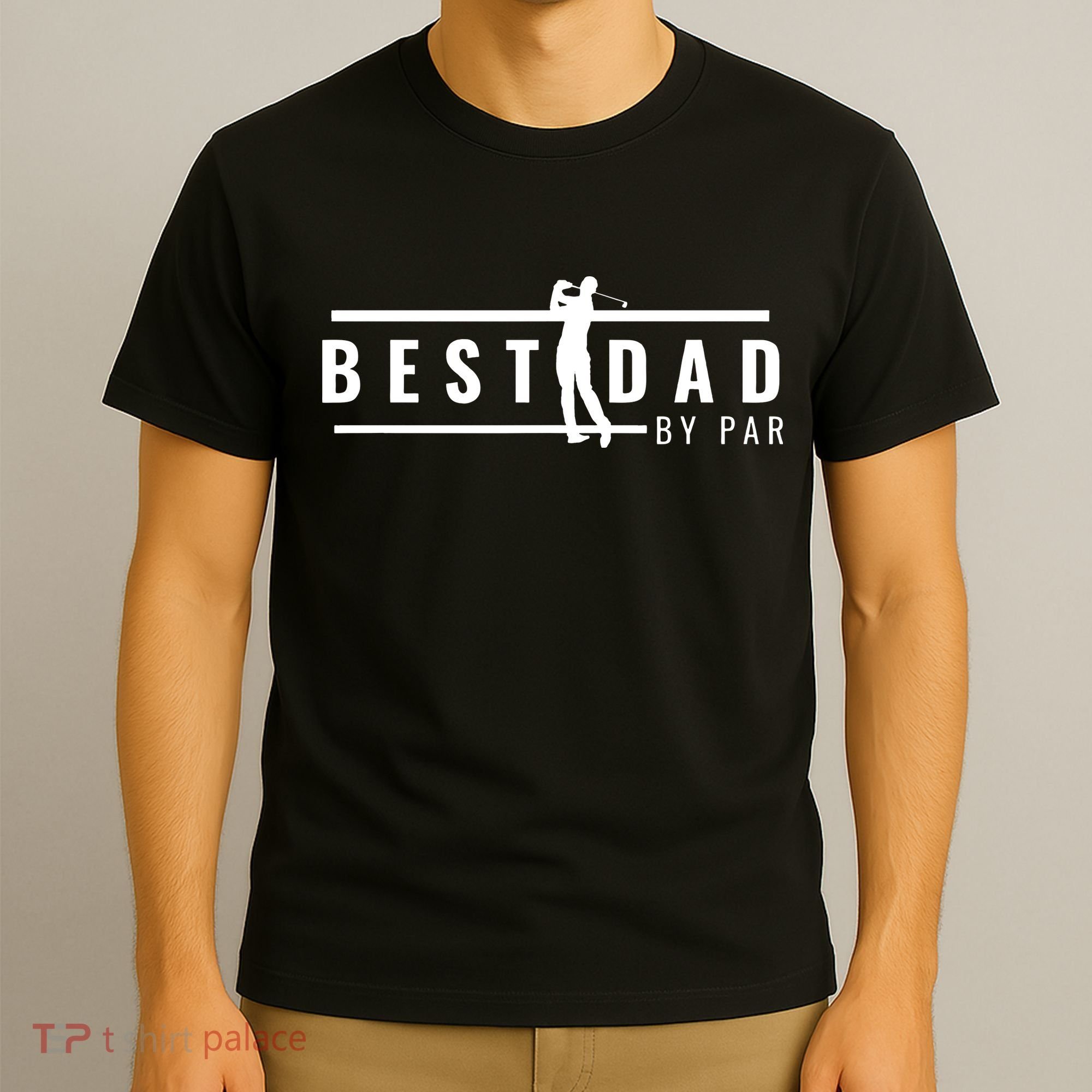 Best Papa By Par Father's Day Golf Gift Grandpa T-Shirt