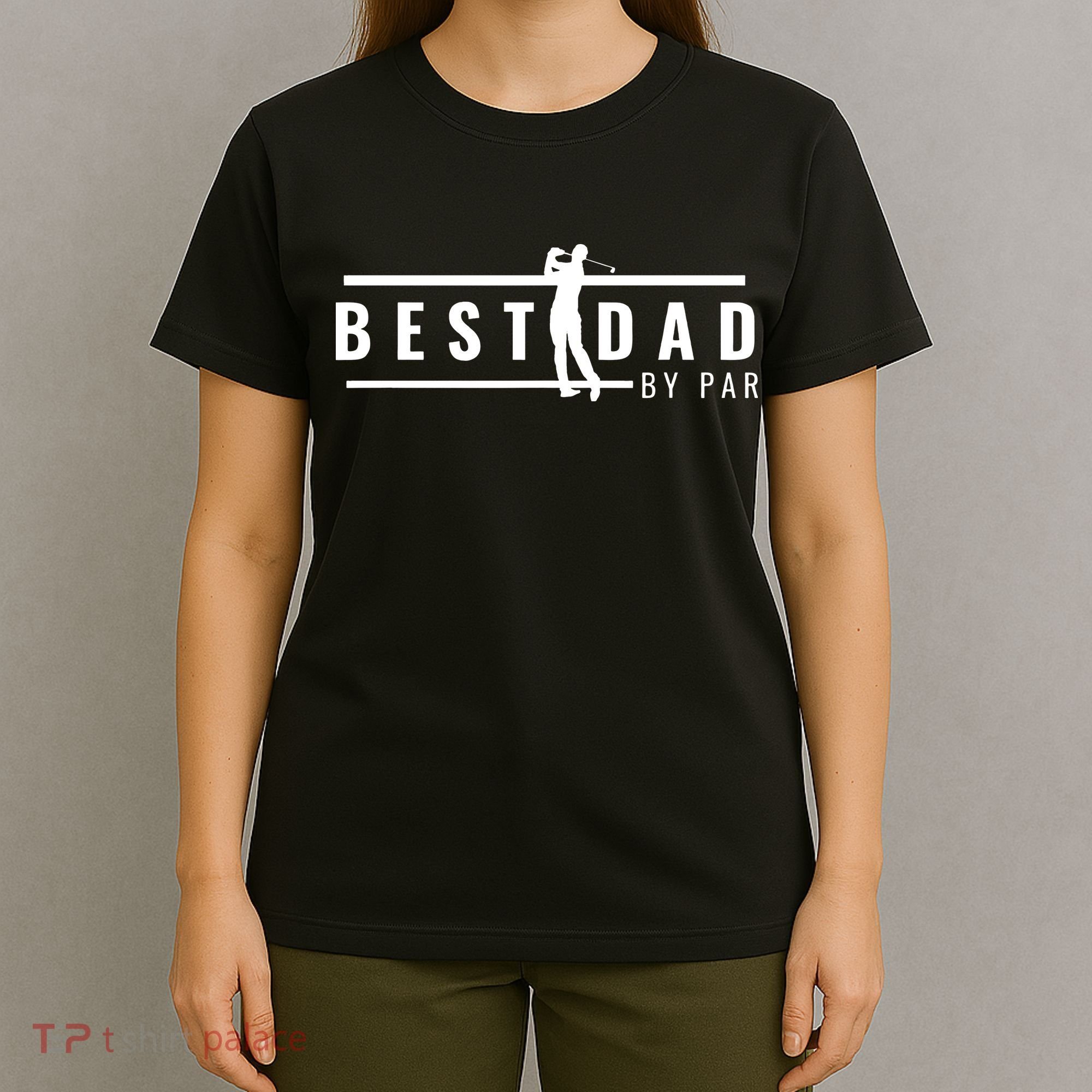 Best Papa By Par Father's Day Golf Gift Grandpa T-Shirt