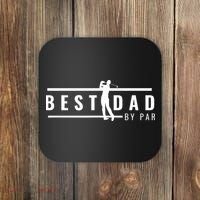 Best Papa By Par Father's Day Golf Gift Grandpa Coaster thumb 0