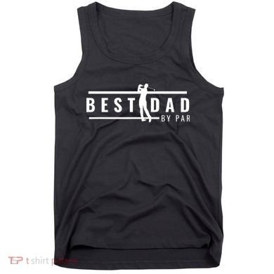 Best Papa By Par Father's Day Golf Gift Grandpa Tank Top