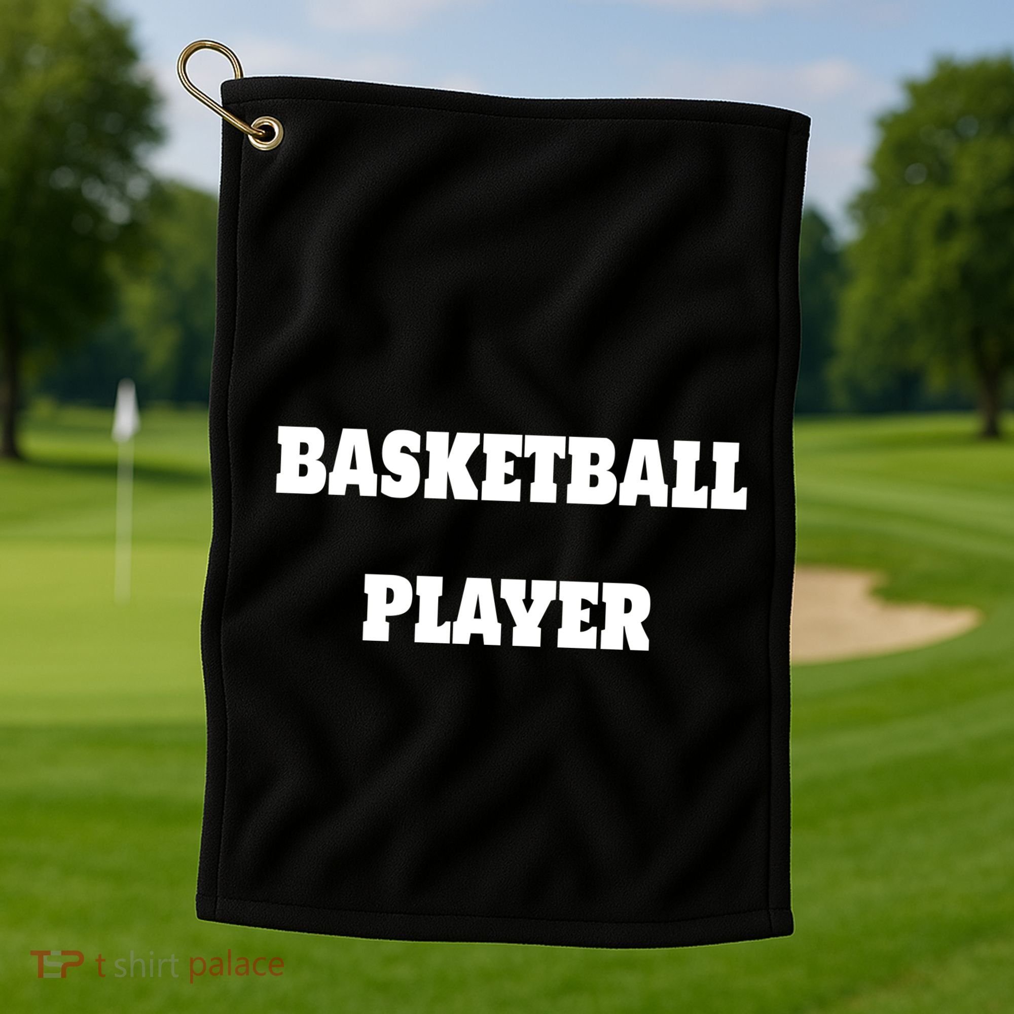 Basketball Player Golf Towel