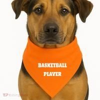 Basketball Player USA-Made Doggie Bandana thumb 1