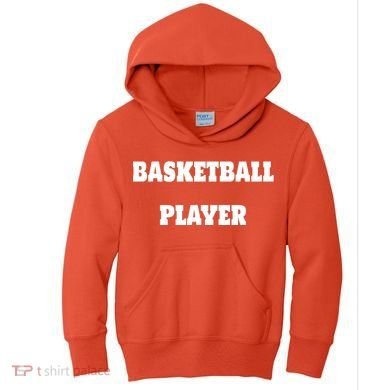 Basketball Player Kids Hoodie