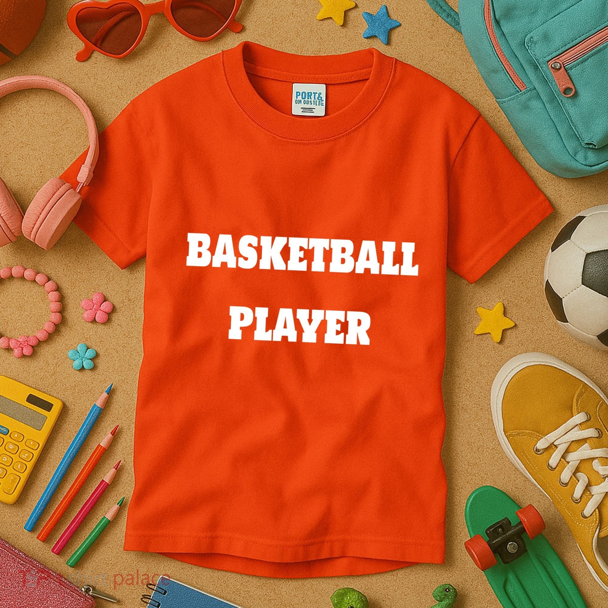 Basketball Player Kids T-Shirt