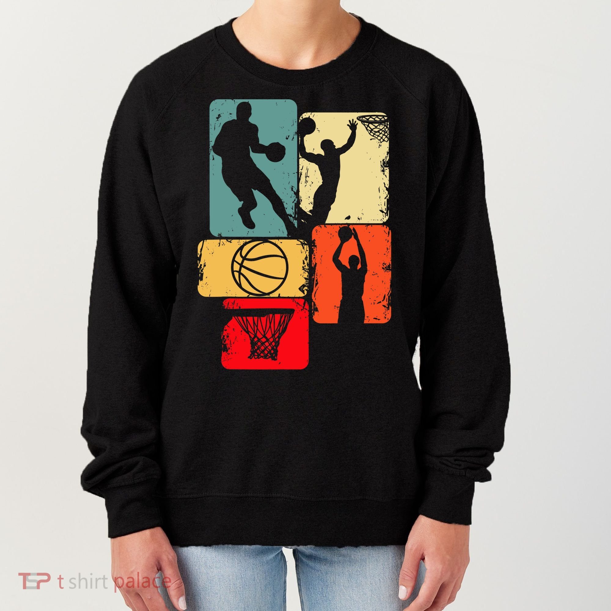 Basketball Player Boys Women's Sweatshirt