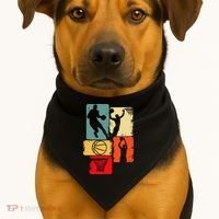 Basketball Player Boys USA-Made Doggie Bandana thumb 1