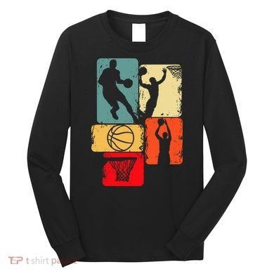 Basketball Player Boys Long Sleeve Shirt