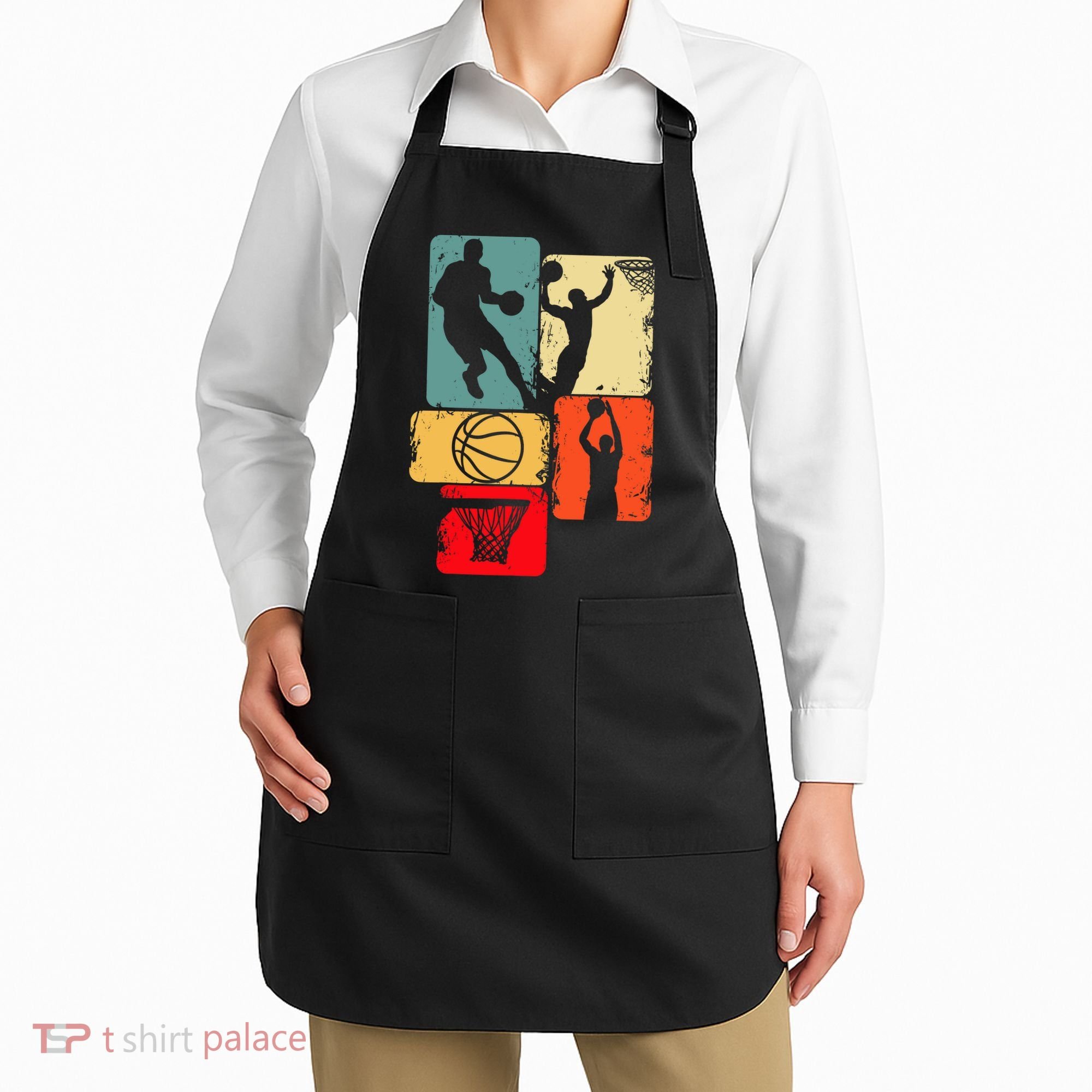 Basketball Player Boys Apron