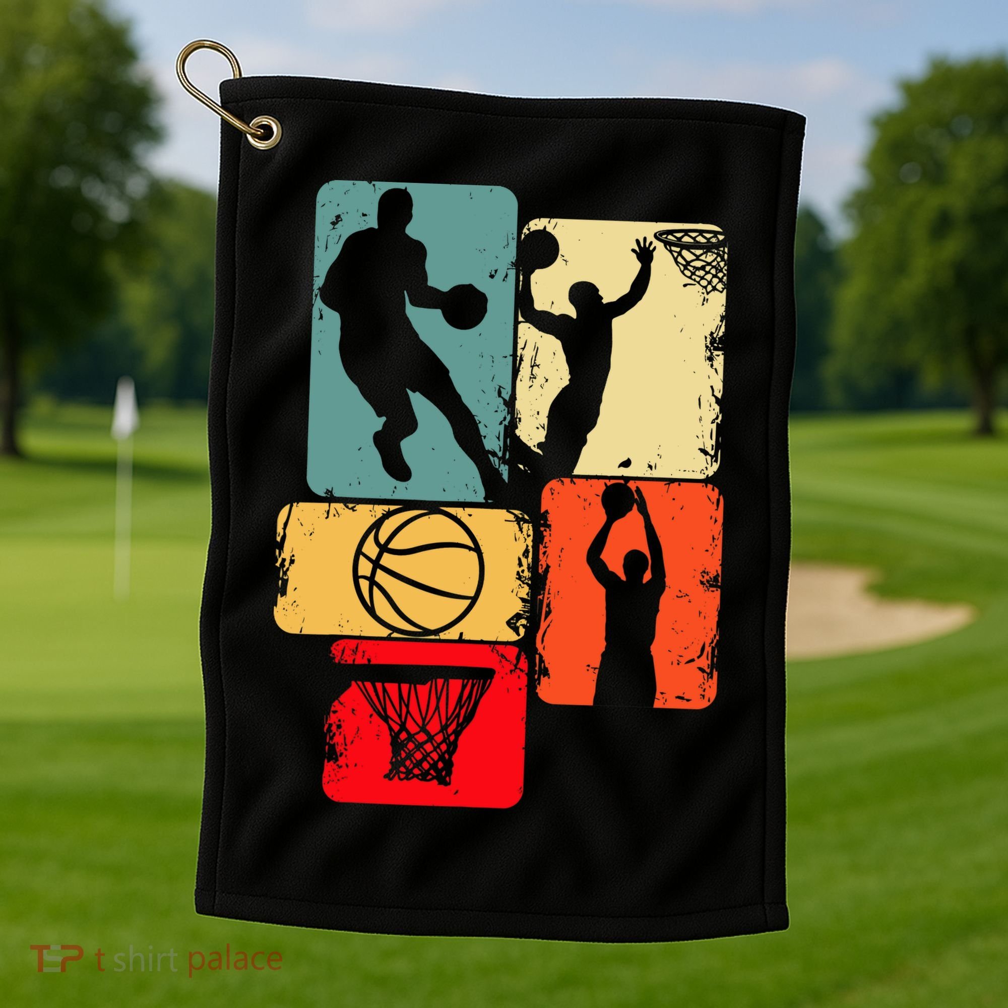 Basketball Player Boys Golf Towel