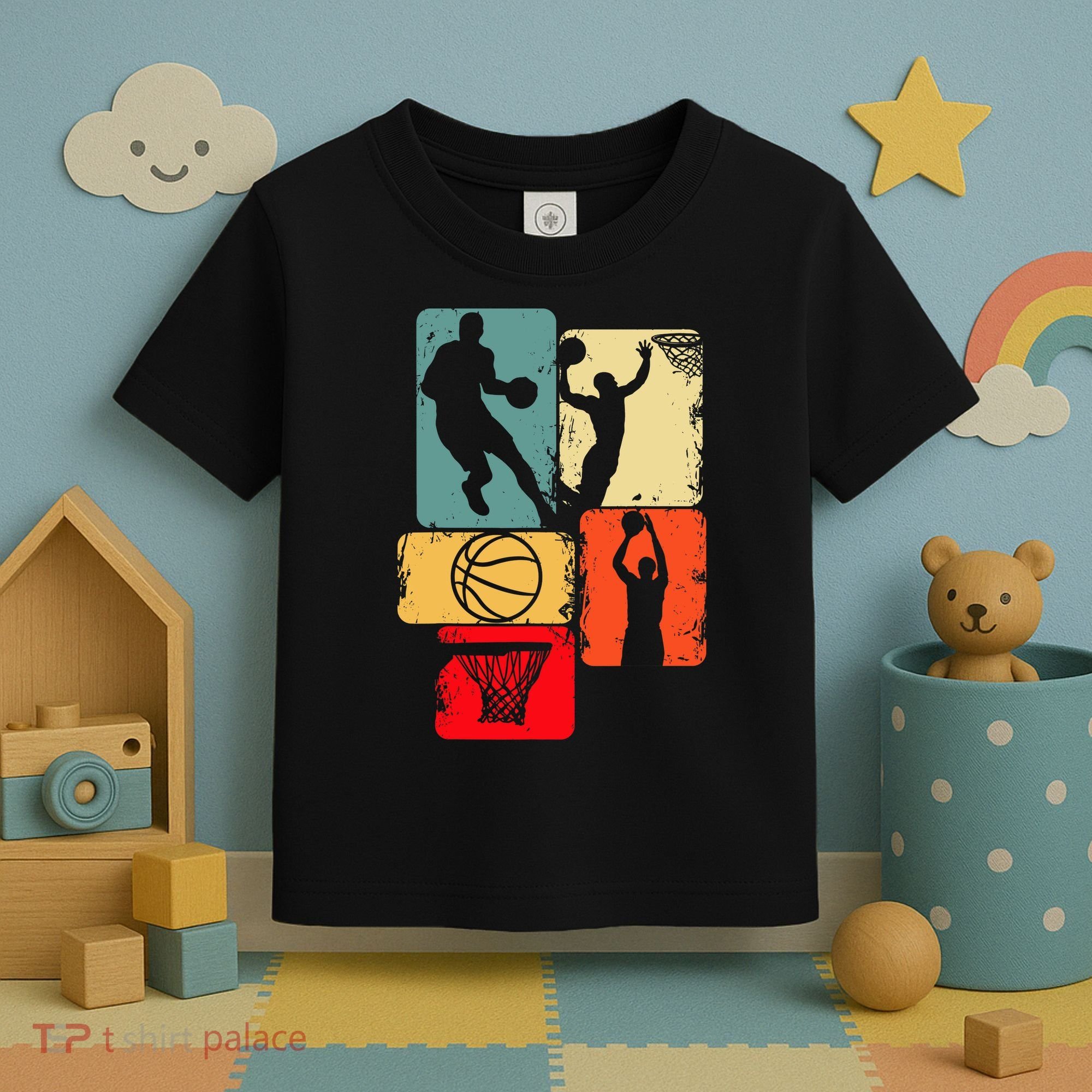 Basketball Player Boys Toddler T-Shirt