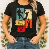 Basketball Player Boys Women's T-Shirt thumb 2