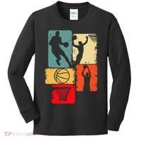 Basketball Player Boys Kids Long Sleeve Shirt thumb 0