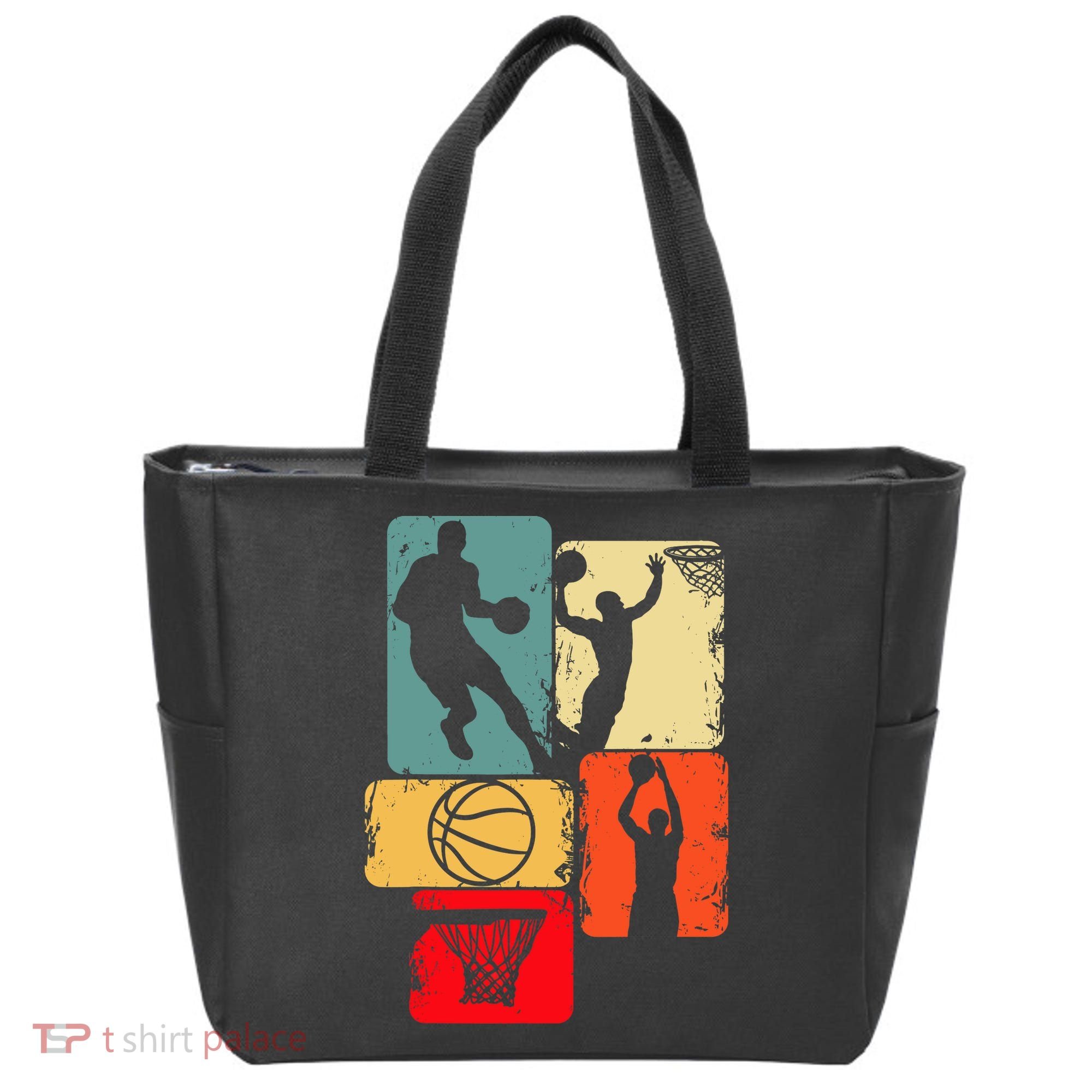 Basketball Player Boys Tote Bag