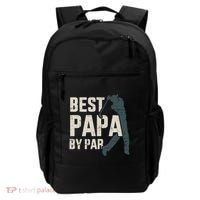 Best Papa By Par For Golfer Dad And FatherS Day Gift Backpack thumb 0