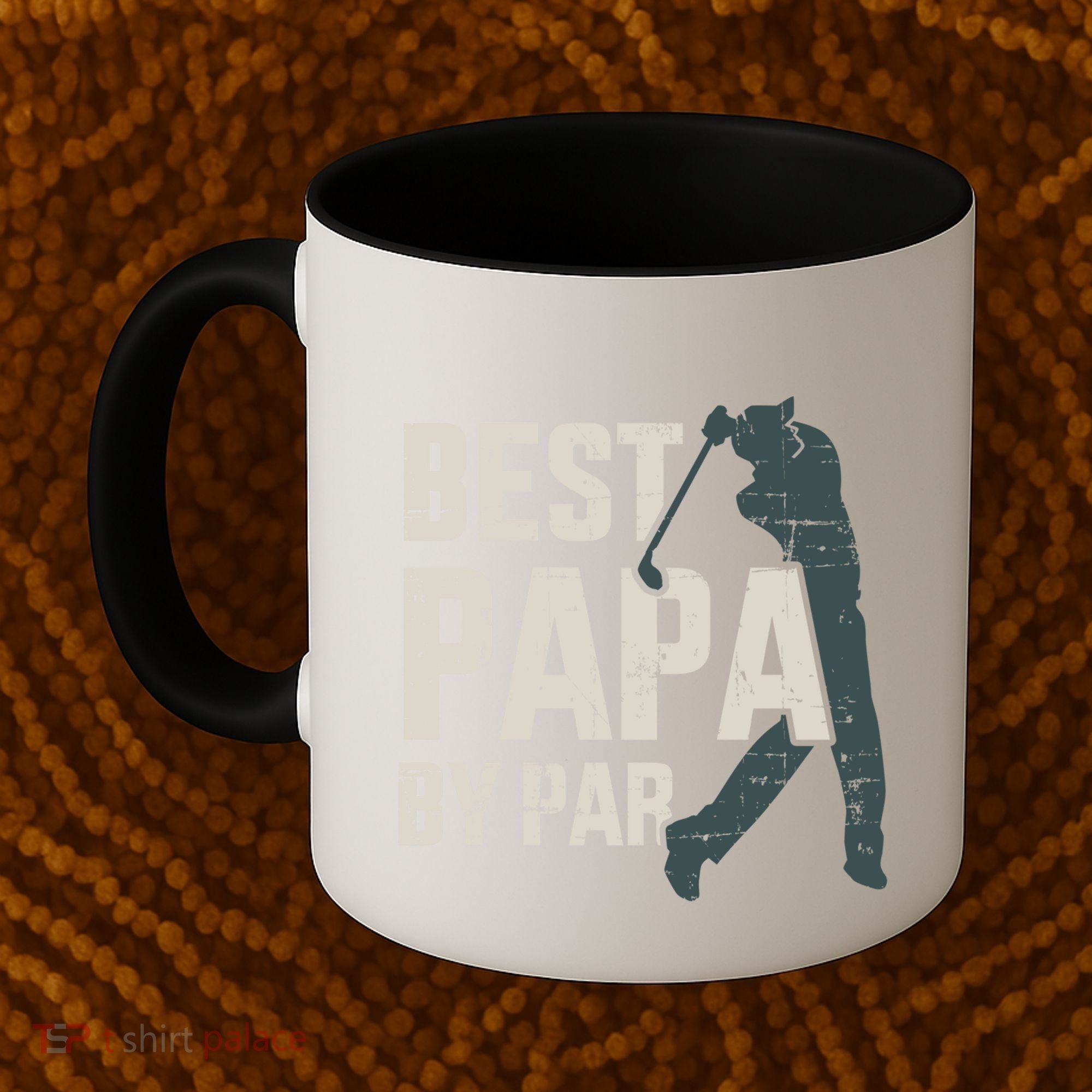 Best Papa By Par For Golfer Dad And FatherS Day Gift Coffee Mug