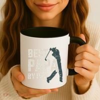 Best Papa By Par For Golfer Dad And FatherS Day Gift Coffee Mug thumb 3