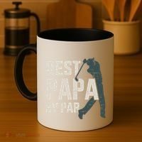 Best Papa By Par For Golfer Dad And FatherS Day Gift Coffee Mug thumb 4