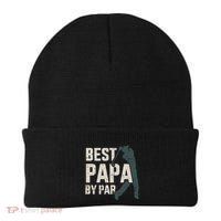 Best Papa By Par For Golfer Dad And FatherS Day Gift Beanie thumb 0