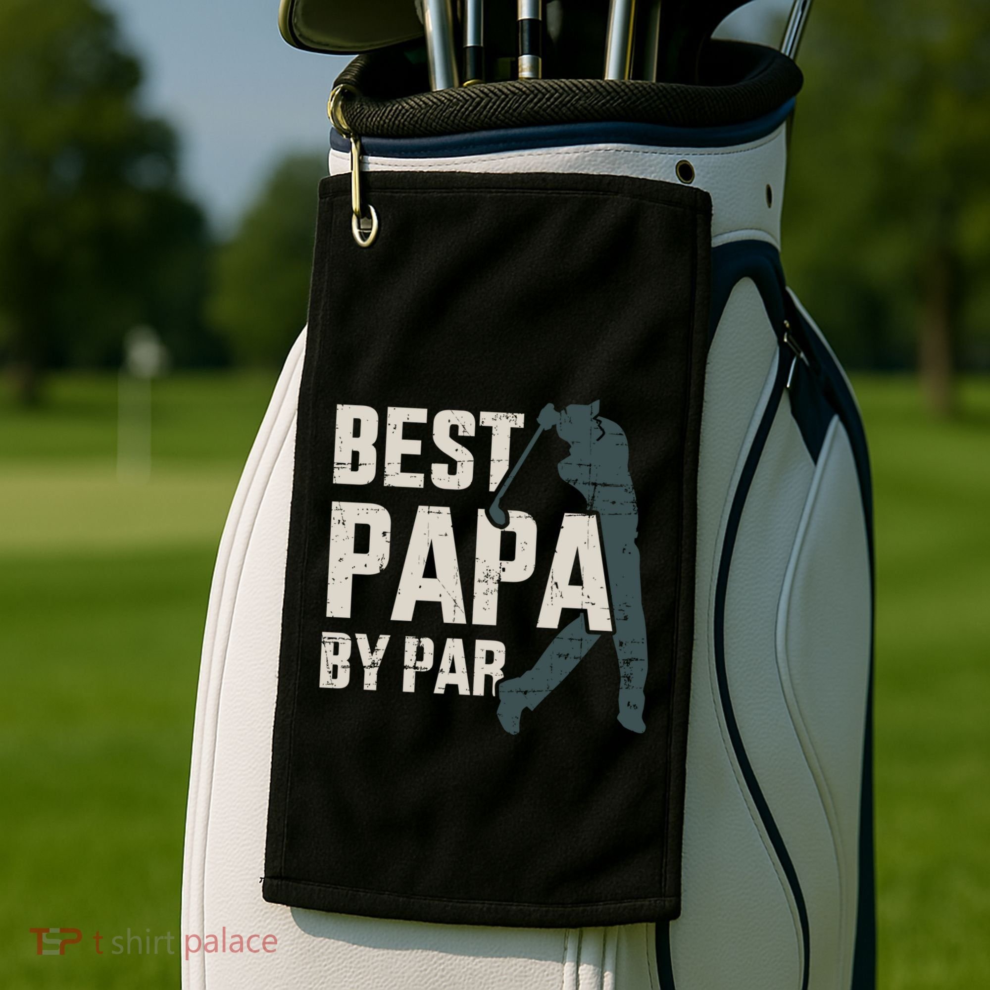 Best Papa By Par For Golfer Dad And FatherS Day Gift Golf Towel