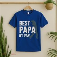 Best Papa By Par For Golfer Dad And FatherS Day Gift T-Shirt thumb 2