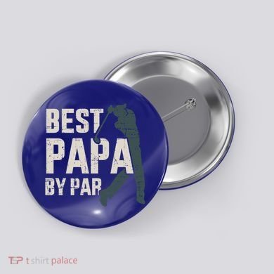 Best Papa By Par For Golfer Dad And FatherS Day Gift Button
