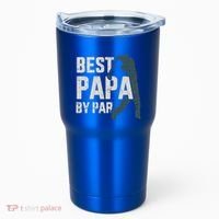 Best Papa By Par For Golfer Dad And FatherS Day Gift Tumbler thumb 0