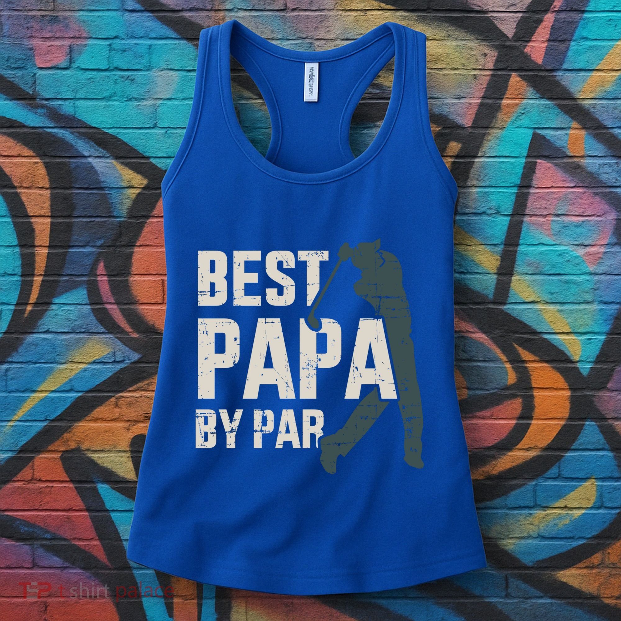 Best Papa By Par For Golfer Dad And FatherS Day Gift Women's Tank Top